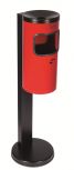 Abfall Ascher Kombination TKG RONDO KOMBI Rot Standmodell